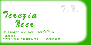 terezia neer business card